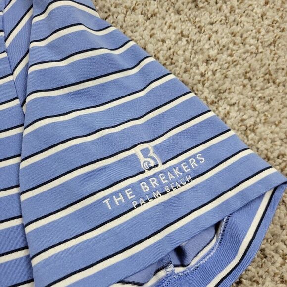 Polo Golf Ralph Lauren Performance Shirt Mens XL Blue Breakers Palm Beach MARKS - Picture 6 of 10